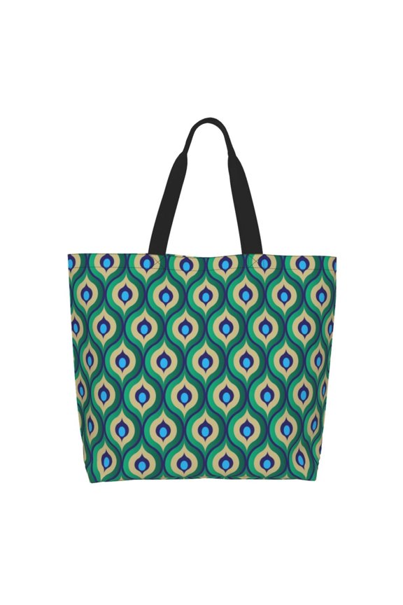 Peacock'S Tail for Tote Bag for Women, Tote Shoulder Bag with a littlw pocket and Handbag for Travel, Work