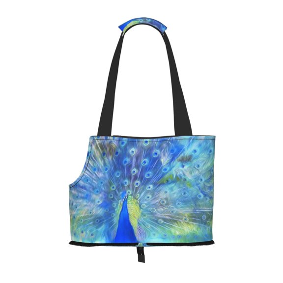 Xecao Peacock for Cat Carrier Small Dog Handbag: The Ideal Travel Companion for Your Pet