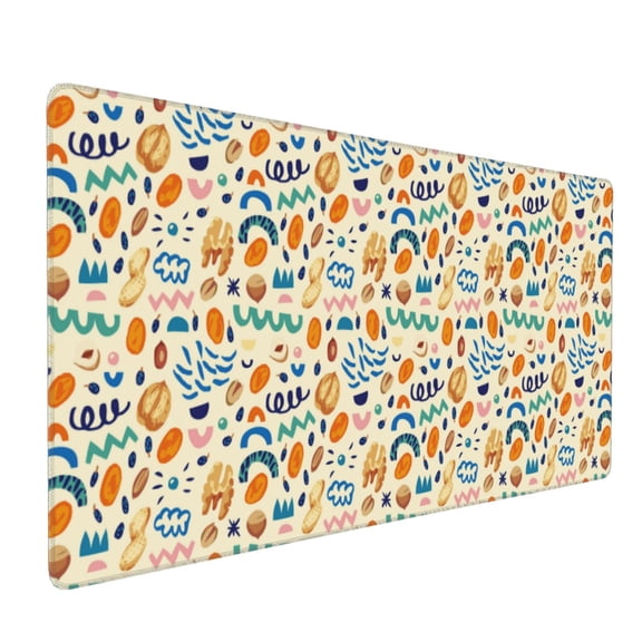 Xecao Peanuts 8 Print Large Mouse Pad, 16x35.5in Mousepad, Professional Non-Slip Rubber Base Big Mouse Pad, Mouse Pad for Gaming & Office Full Desk Mouse Pad