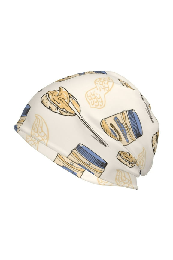 Peanuts Print Knit Hat,Winter Beanie for Men Women, Beanie Soft Warm Ski Stocking Cuffed Cap