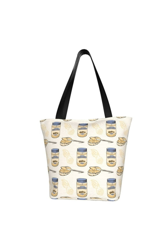 Peanuts for Tote Bag for Women -Tote Shoulder Bag with A Little Pocket Inside, Perfect for Travel and Work.