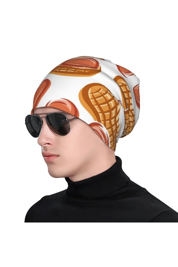 Peanuts4 Print Beanie Knitted Hat for Men Women, Winter Fashion Knit Cuffed Caps Unisex