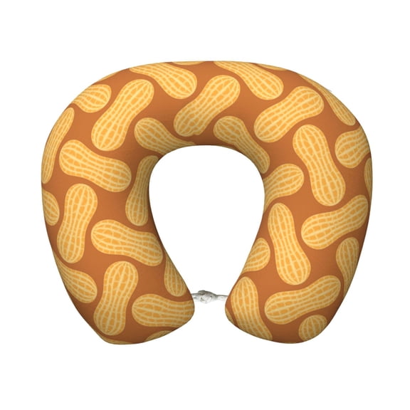 Xecao Peanuts6 Print Memory Foam Cervical Neck Pillow Versatile U-Shaped Pillows for Home,Office,Camping,Travelling,Soft Washable Cover