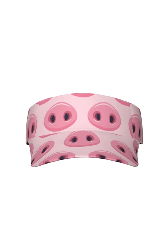Pig Nose for Adult Sun Cap offers versatile sun protection with adjustable Velcro for a secure fit.