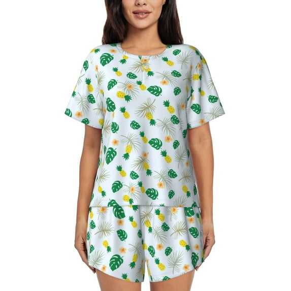 Xecao Pineapple print Swimsuit for women, Summer-ready, sporty style.Quick-dry fabric. Many sizes & colors.