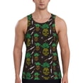 thumbnail image 1 of Xecao Pineapples Men's Tank Top Workout Quick Dry Sleeveless Gym Jogging Muscle Shirts Summer Swim Beach Tops, 1 of 9