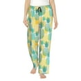 thumbnail image 1 of Xecao Pineapples1 Women's Straight Lounge Pajama Pants: The Epitome of Relaxed Sleepwear, 1 of 9