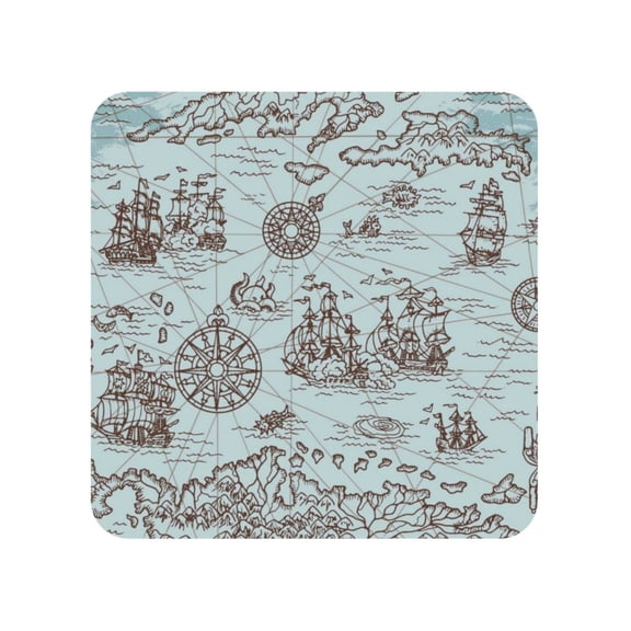 Xecao Pirate Adventure Map for Fridge Magnets - Fun Decorative Refrigerator Magnets, Cute and Soft for Stylish Kitchen Accents