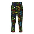 thumbnail image 1 of Xecao Pixel Game Print Teenagers' Pajama Pants Long Sleep Pants Soft Elastic Waist Pajama Bottoms Elastic waist with 2 Pockets 5-16 Years-Large, 1 of 6