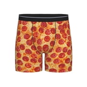 Happy Shorts Boxer americano da uomo Webboxer Pride Big Hearts, Pizza, M