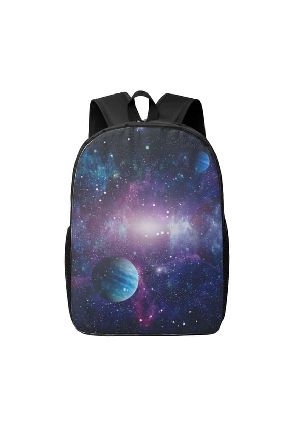 Planets Stars And Galaxies1 print Travel Backpack, Large Computer Backpack for Men Women, College School Rucksack Book Bag