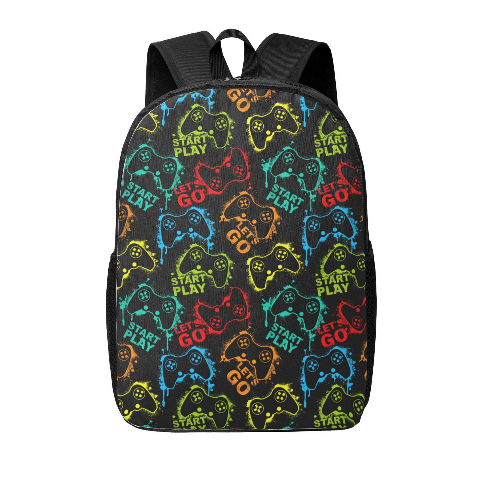 Xecao Play Game Start print Travel Backpack, Large Computer Backpack ...