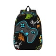 thumbnail image 1 of Xecao Play Game3 for Canvas College Laptop Backpack, Durable Rucksack Travel Notebook Bag School Backpack Book Bag for Men Women, 1 of 1