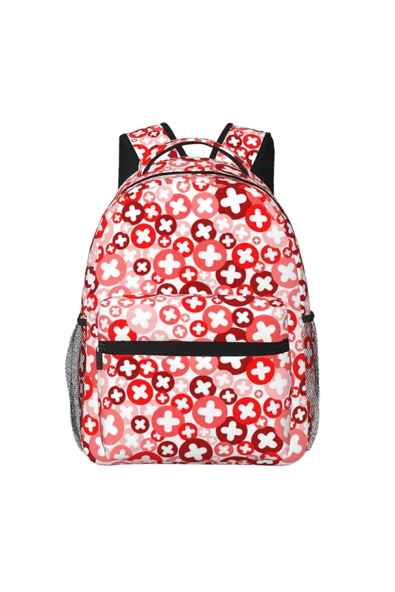 Plus Cross Backpack, a stylish and functional choice for both men and women, is the perfect basic bookbag for college, work, or travel