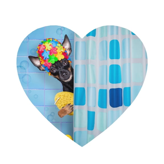 Xecao Prague Ratter Dog in Bathtub for Fridge Magnets - Fun Decorative Refrigerator Magnets, Cute and Soft for Stylish Kitchen Accents