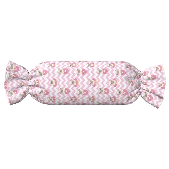Xecao Pug And Donut Print+Candy-Inspired Plush Pillow for Men Women Suitable for Beds, Sofas, Game Rooms Drawstring Closure