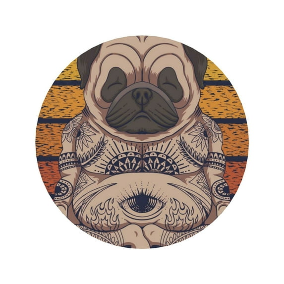Xecao Pug dog Yoga for Fridge Magnets - Fun Decorative Refrigerator Magnets, Cute and Soft for Stylish Kitchen Accents