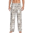 thumbnail image 1 of Xecao Puppy Men's Straight Lounge Pajama Pants: The Ultimate in Comfortable Sleepwear, 1 of 9
