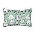 thumbnail image 1 of Xecao Puppy Pattern Satin Pillowcases for Hair and Skin, Luxurious and Silky Pillow Cases with Envelope Closure, 20x30 Inches, 1 of 7