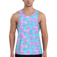 thumbnail image 1 of Xecao Purple Dragon Scales Men's Tank Top Workout Quick Dry Sleeveless Gym Jogging Muscle Shirts Summer Swim Beach Tops, 1 of 9
