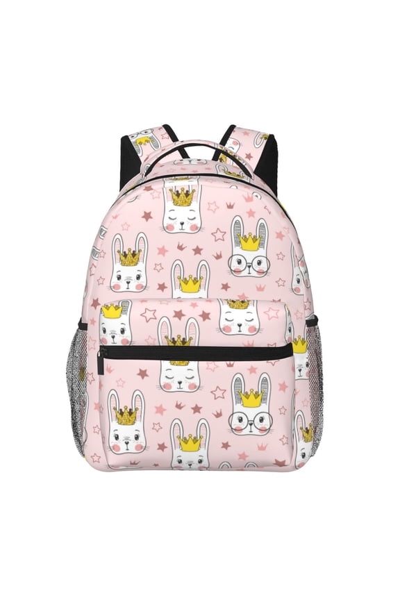 Queen For Rabbit Backpack, a stylish and functional choice for both men and women, is the perfect basic bookbag for college, work, or travel