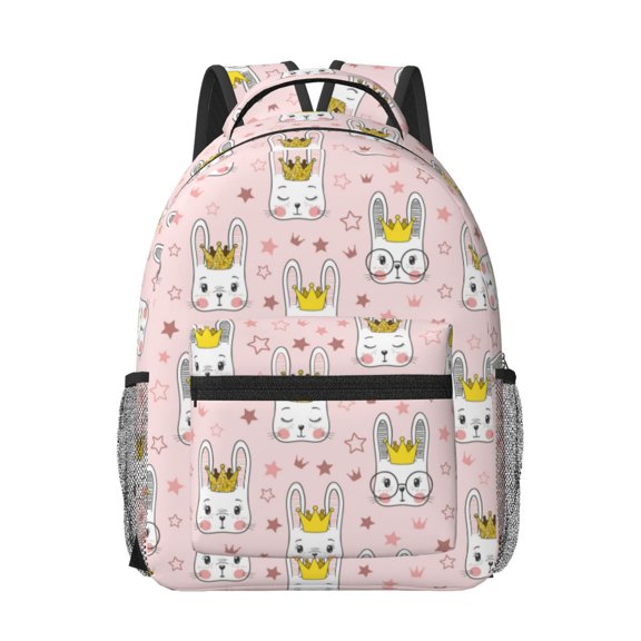 Xecao Queen For Rabbit Travel Backpack: A spacious, stylish computer backpack ideal for men and women, perfect for college, school, or daily travels