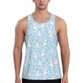 thumbnail image 1 of Xecao Rabbit And Bird Men's Tank Top Workout Quick Dry Sleeveless Gym Jogging Muscle Shirts Summer Swim Beach Tops, 1 of 9