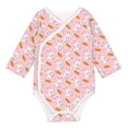 thumbnail image 1 of Xecao Rabbit And Carrot Print Baby unisex-baby Cotton Long-sleeve Bodysuits-12 Months, 1 of 6