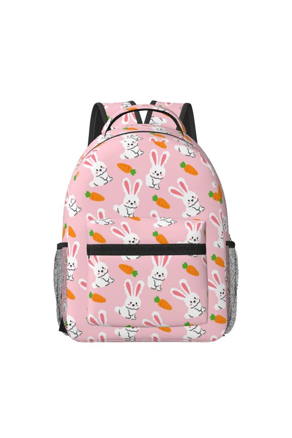 Rabbit And Carrot Travel Backpack: A spacious, stylish computer backpack ideal for men and women, perfect for college, school, or daily travels