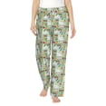 thumbnail image 1 of Xecao Rabbit And Carrot Women's Straight Lounge Pajama Pants: The Epitome of Relaxed Sleepwear, 1 of 9
