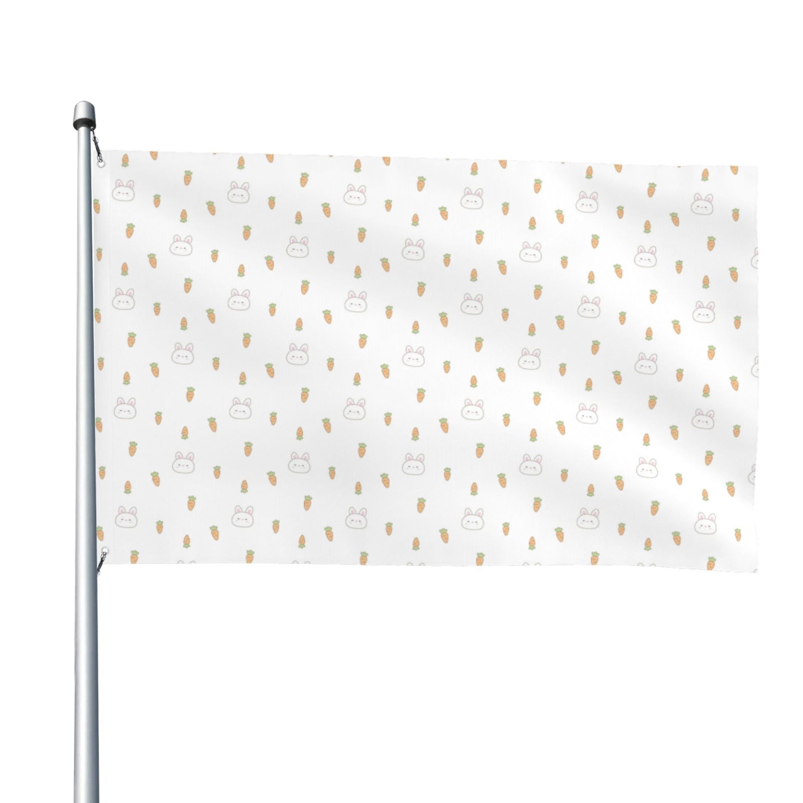 Xecao Rabbit And Carrot for Longest Lasting Flag, Made From Polyester ...