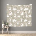 thumbnail image 1 of Xecao Rabbit And Flower patten Tapestry 60x51 Inches Wall Hanging Poster Tapestry for Living Room Bedroom Home Decor, 1 of 6