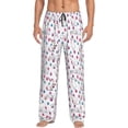 thumbnail image 1 of Xecao Rabbit Eating Men's Straight Lounge Pajama Pants: The Ultimate in Comfortable Sleepwear, 1 of 9