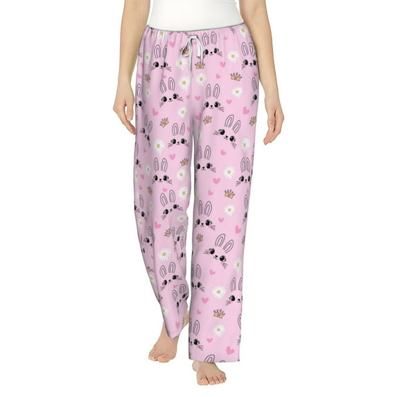 Xecao Rabbit Face Women's Straight Lounge Pajama Pants: The Epitome of Relaxed Sleepwear
