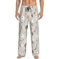 thumbnail image 1 of Xecao Rabbit In Space Men's Straight Lounge Pajama Pants: The Ultimate in Comfortable Sleepwear, 1 of 9