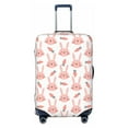 thumbnail image 1 of Xecao Rabbit Is And Carrots print Elastic Luggage Cover, with double-sided print , is perfect for travel, business, and daily use, 1 of 9