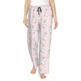 thumbnail image 1 of Xecao Rabbit Women's Straight Lounge Pajama Pants: The Epitome of Relaxed Sleepwear, 1 of 9