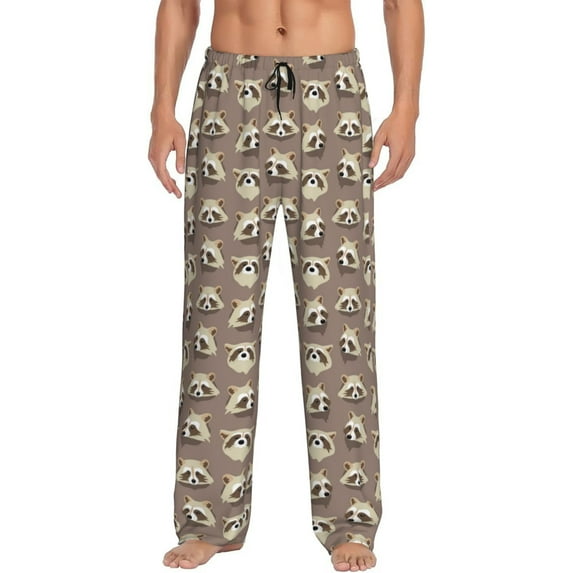 Xecao Raccoon Men's Straight Lounge Pajama Pants: The Ultimate in Comfortable Sleepwear