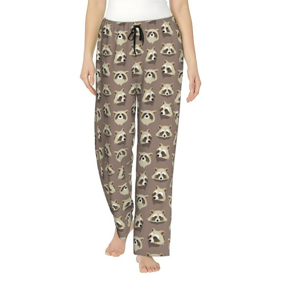 Xecao Raccoon Women's Straight Lounge Pajama Pants: The Epitome of Relaxed Sleepwear
