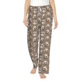 thumbnail image 1 of Xecao Raccoon Women's Straight Lounge Pajama Pants: The Epitome of Relaxed Sleepwear, 1 of 9