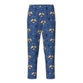 thumbnail image 1 of Xecao Raccoon blue point Print Teenagers' Pajama Pants Long Sleep Pants Soft Elastic Waist Pajama Bottoms Elastic waist with 2 Pockets 5-16 Years-XS(5-6), 1 of 6