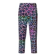 thumbnail image 1 of Xecao Rainbow Animal Skin Print Teenagers' Pajama Pants Long Sleep Pants Soft Elastic Waist Pajama Bottoms Elastic waist with 2 Pockets 5-16 Years-Large, 1 of 6