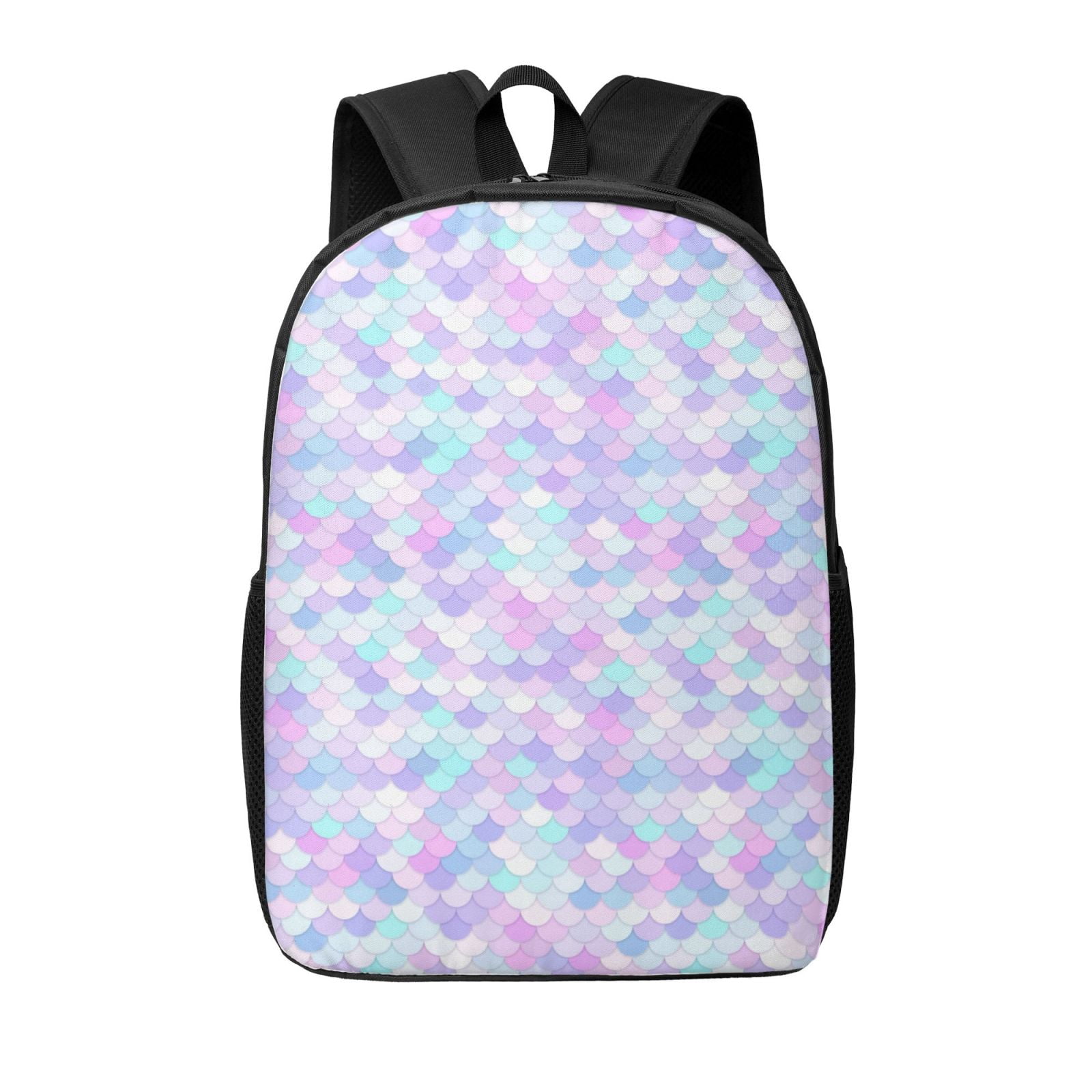 Xecao Rainbow Scales print Travel Backpack, Large Computer Backpack for ...