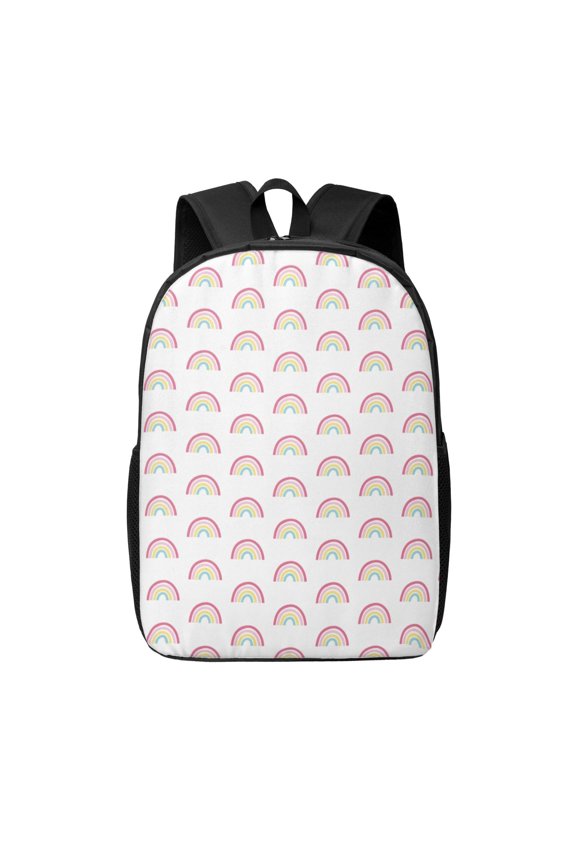 Rainbow print Travel Backpack, Large Computer Backpack for Men Women, College School Rucksack Book Bag