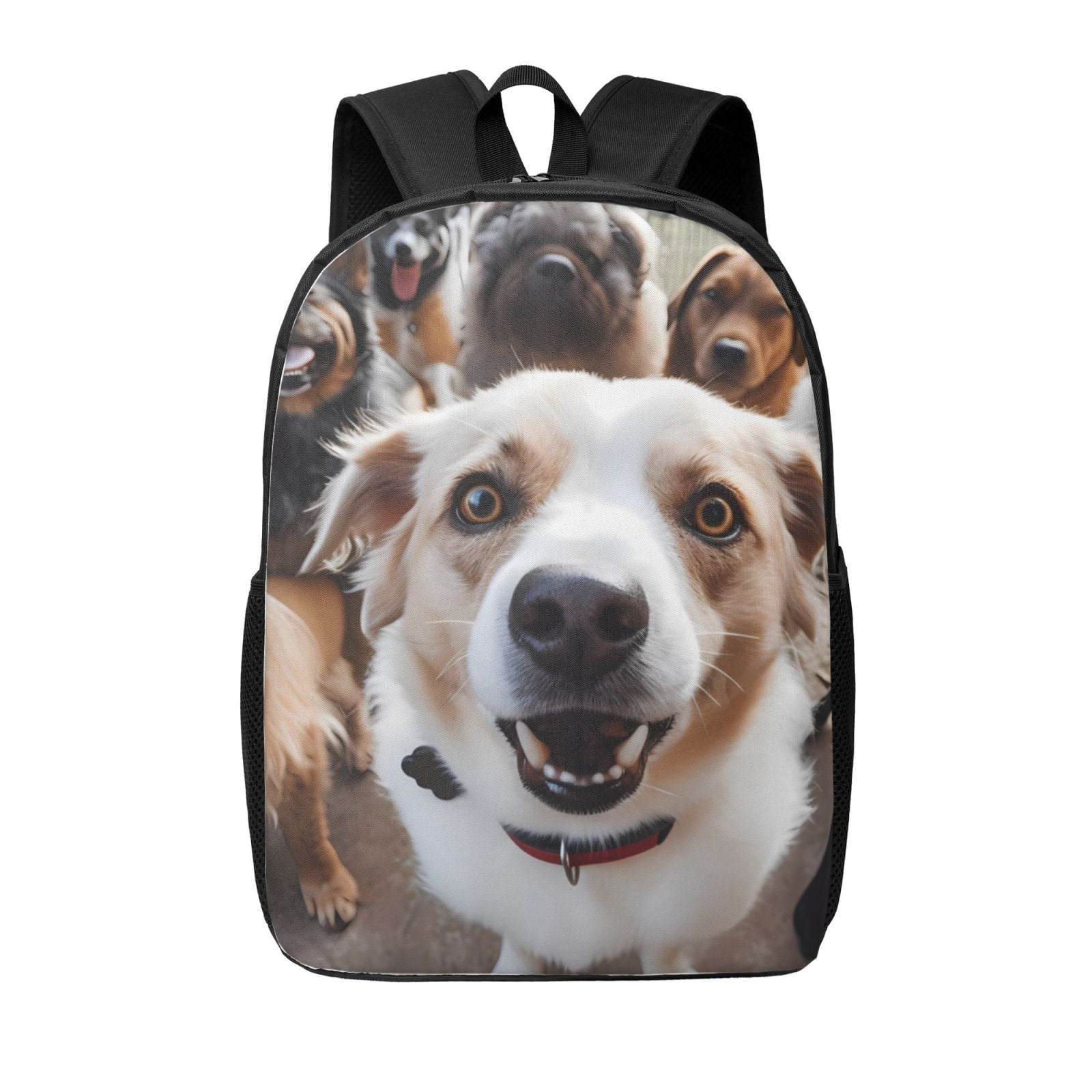Xecao Realistic Cute Puppy print Travel Backpack, Large Computer ...