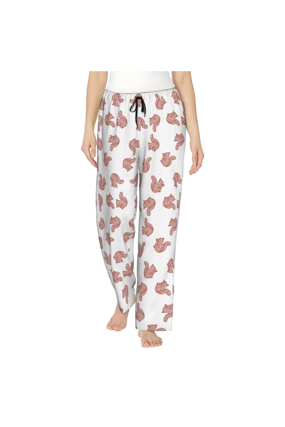 Red Fox Women's Straight Lounge Pajama Pants: The Epitome of Relaxed Sleepwear