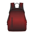 thumbnail image 1 of Xecao Red Geometric print Backpack For women men Aesthetic Lightweight Travel Daypack Simple Cute Backpack For Bookbag, 1 of 8