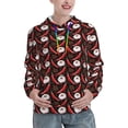 thumbnail image 1 of Xecao Red Hot Chili 1 Pattern Hoodies for Women Sweatshirts Long Sleeve Sweatshirts Pullover Outfits with Pocket-XX-Large, 1 of 7