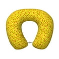 thumbnail image 1 of Xecao Red Hot Chilly Print Memory Foam Cervical Neck Pillow Versatile U-Shaped Pillows for Home,Office,Camping,Travelling,Soft Washable Cover, 1 of 8