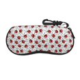 thumbnail image 1 of Xecao Red Ladybugs On Black Dotted for Eyeglass Case Soft Shell, Portable Sunglass Case, Fashionable Eyeglass Case with Zipper, Lightweight, 1 of 6